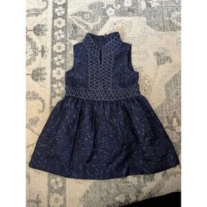 Lilly Pulitzer Dress 2T Franco Navy Toddler